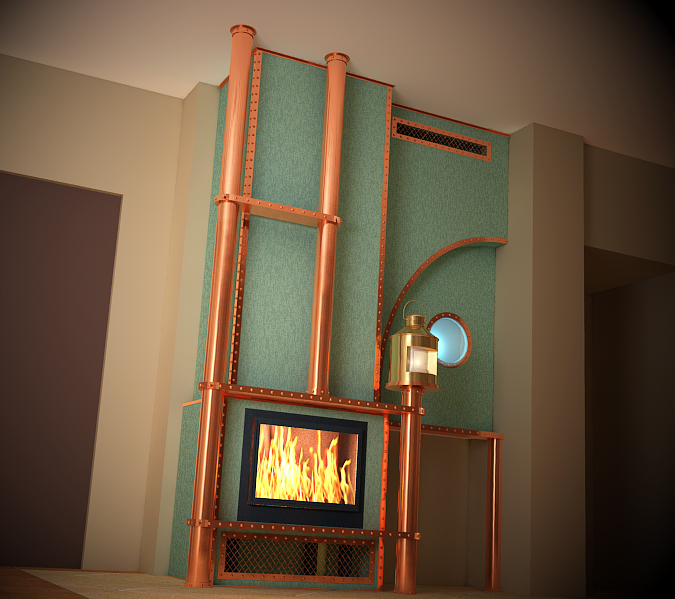 fire place - model 01