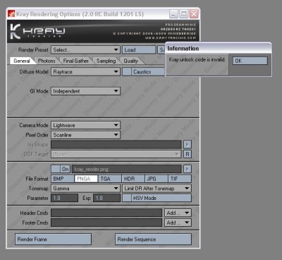 kray_error1.jpg (163.93 KiB) Viewed 9923 times error I get when I click on render frame
