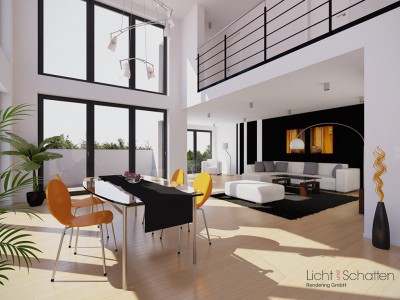 Architekturvisualisierung - modernes wohnen