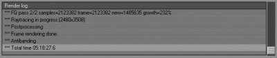 Render Log